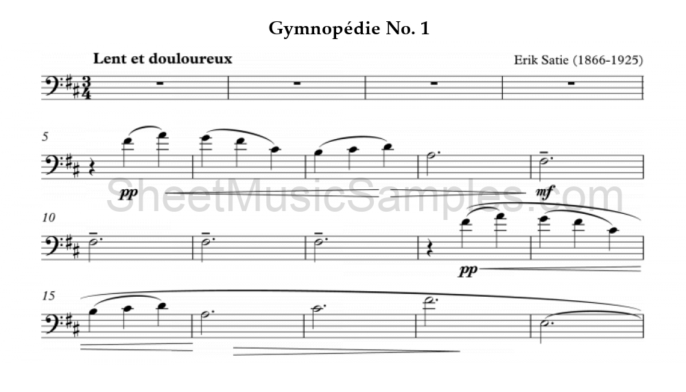 Gymnopédie No. 1