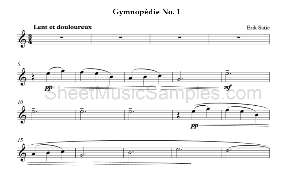 Gymnopédie No. 1