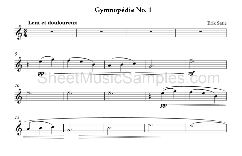 Gymnopédie No. 1