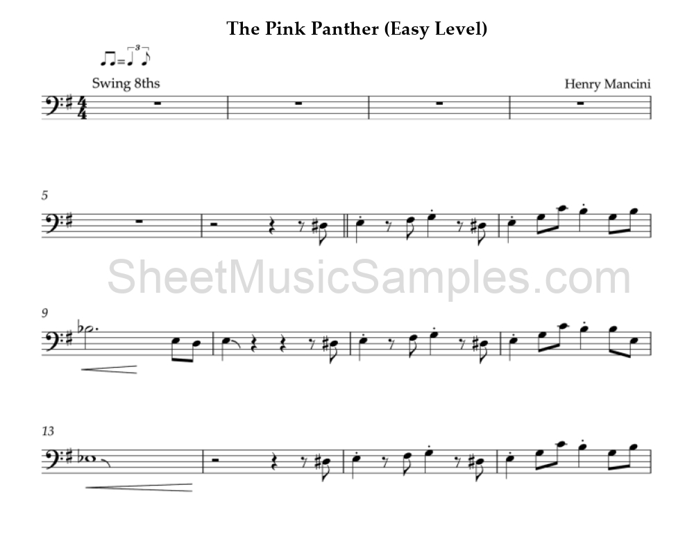 The Pink Panther (Easy Level)