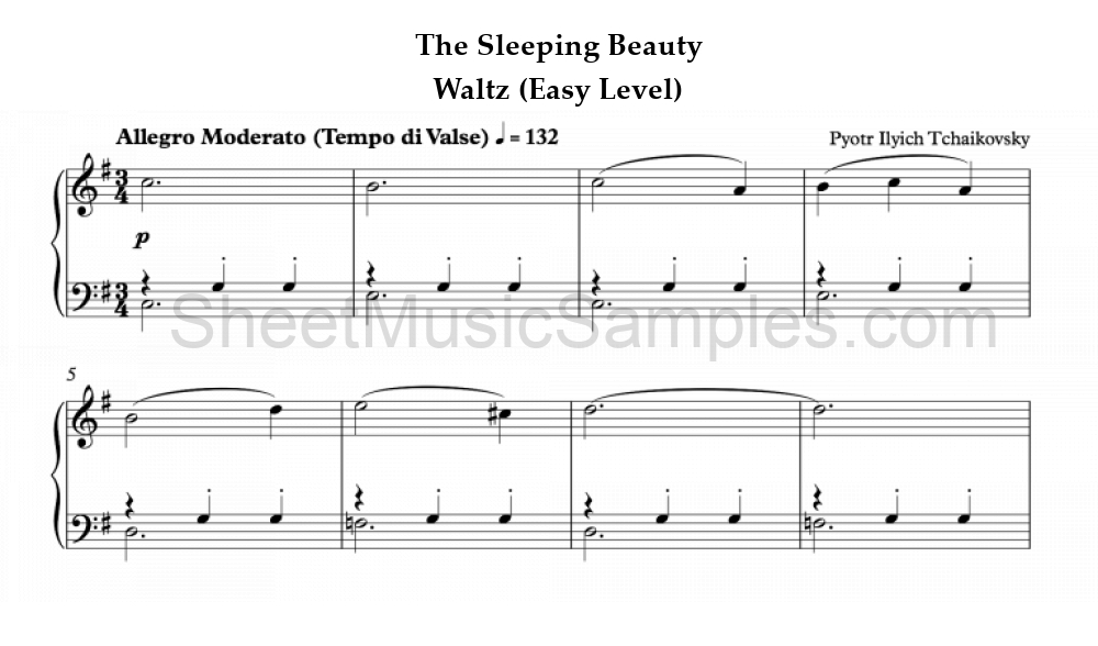 The Sleeping Beauty - Waltz (Easy Level)