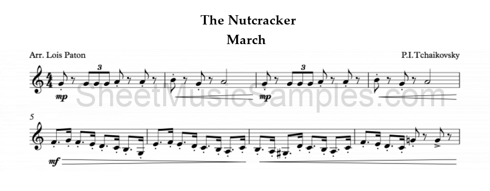 The Nutcracker - March