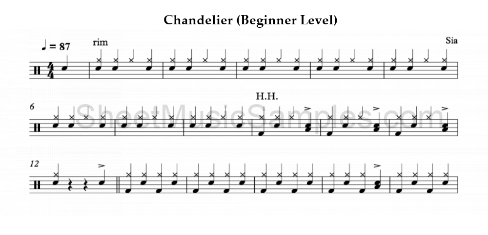 Chandelier (Beginner Level)