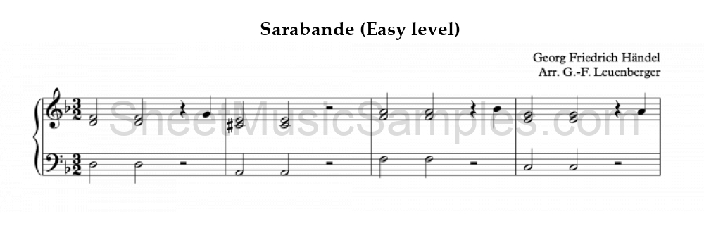 Sarabande (Easy level)