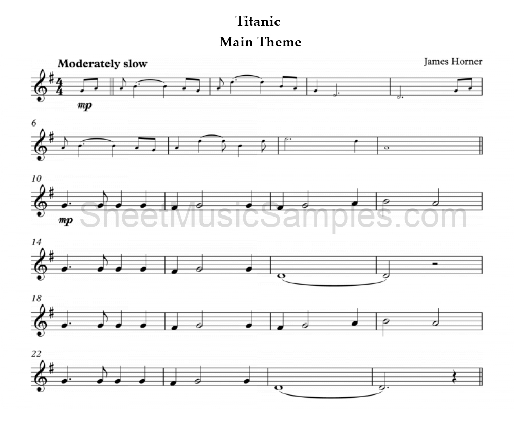 Titanic - Main Theme