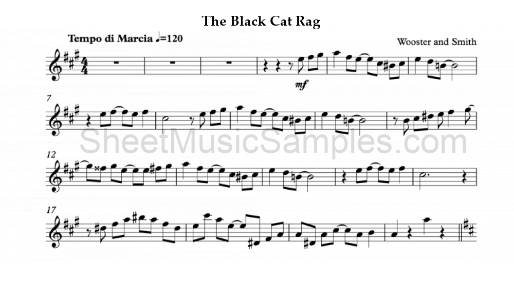 The Black Cat Rag