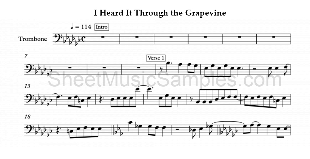 I Heard It Through the Grapevine