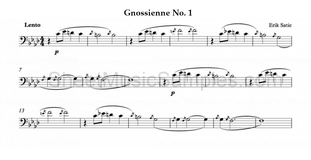 Gnossienne No. 1