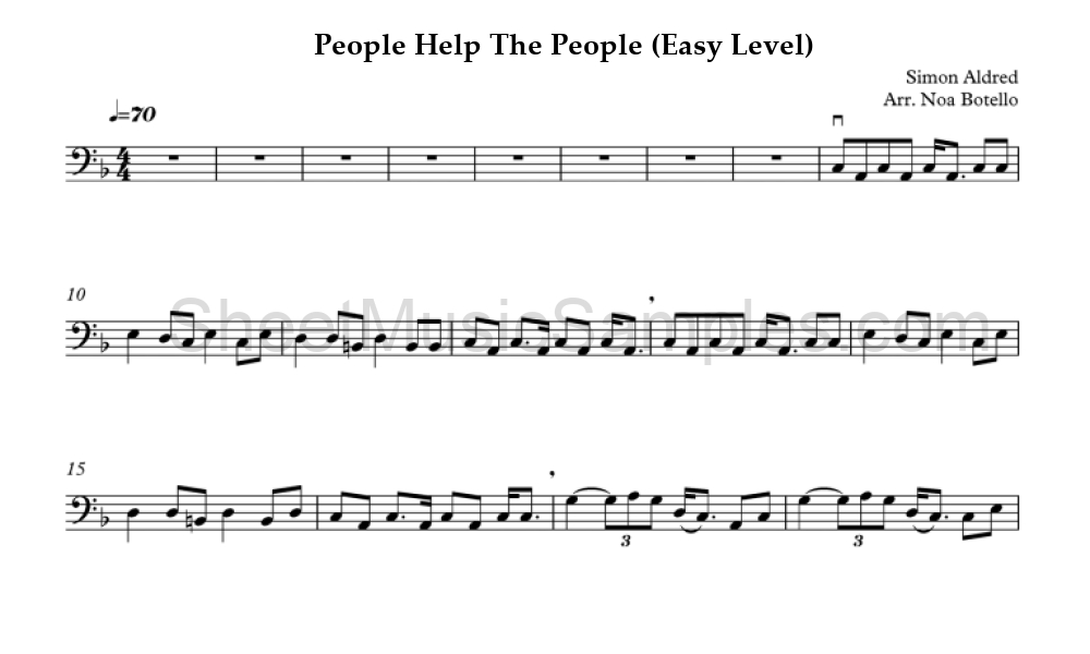 People Help The People (Easy Level)