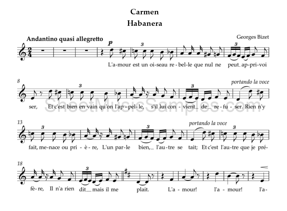 Carmen - Habanera