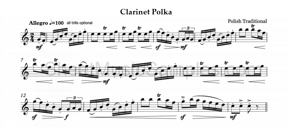 Clarinet Polka