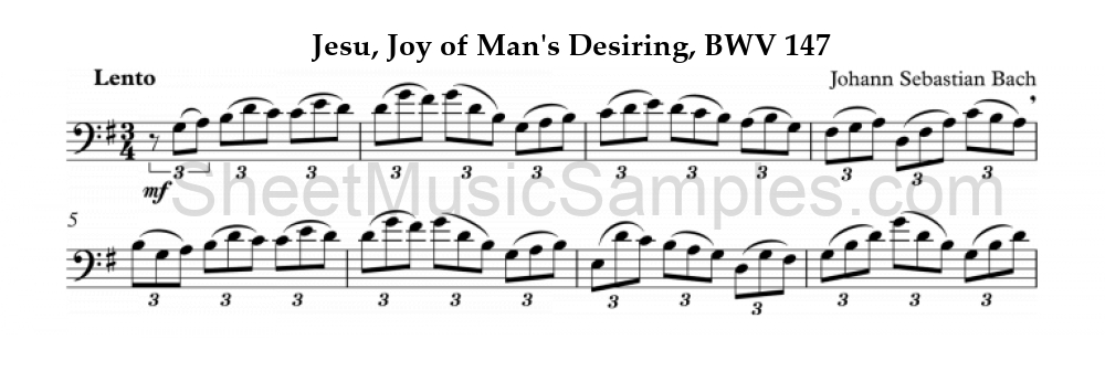 Jesu, Joy of Man's Desiring, BWV 147