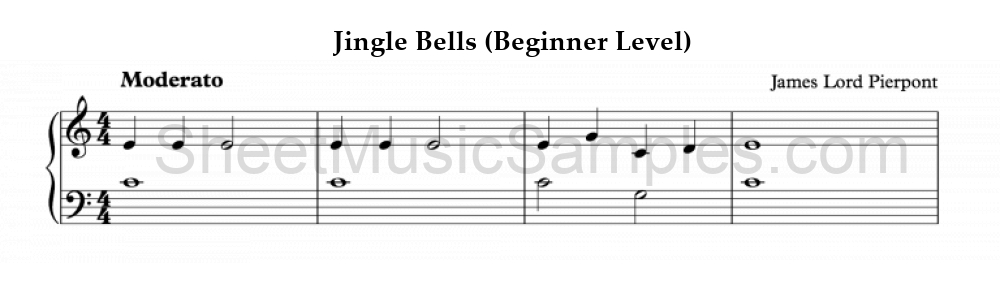 Jingle Bells (Beginner Level)