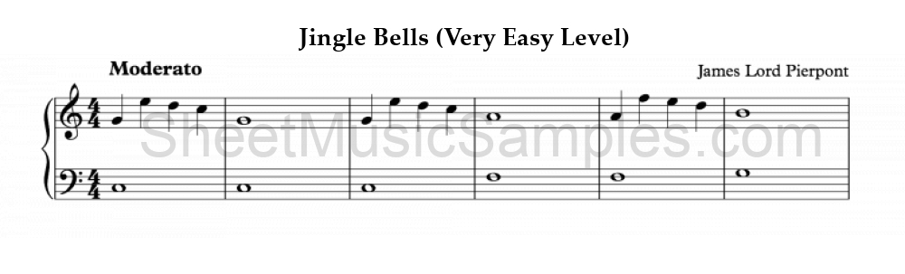 Jingle Bells (Very Easy Level)