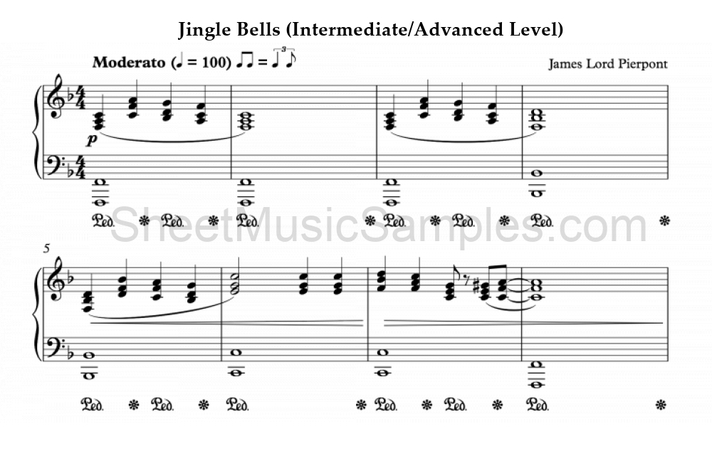 Jingle Bells (Intermediate/Advanced Level)