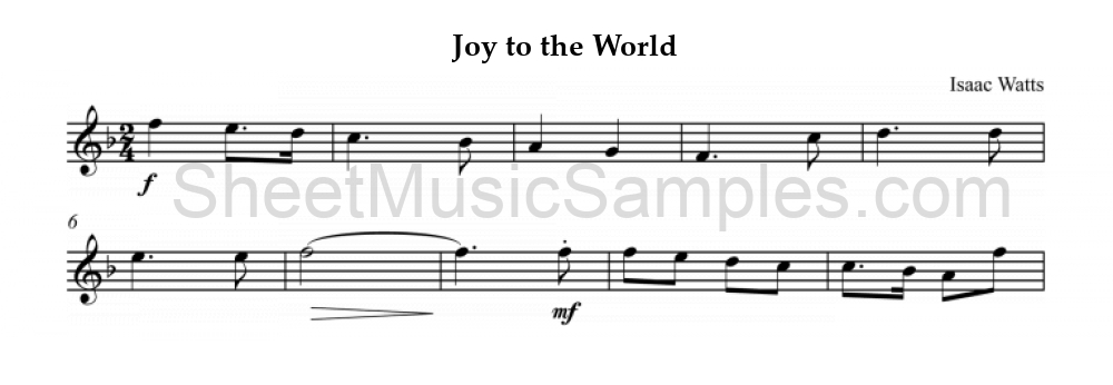 Joy to the World