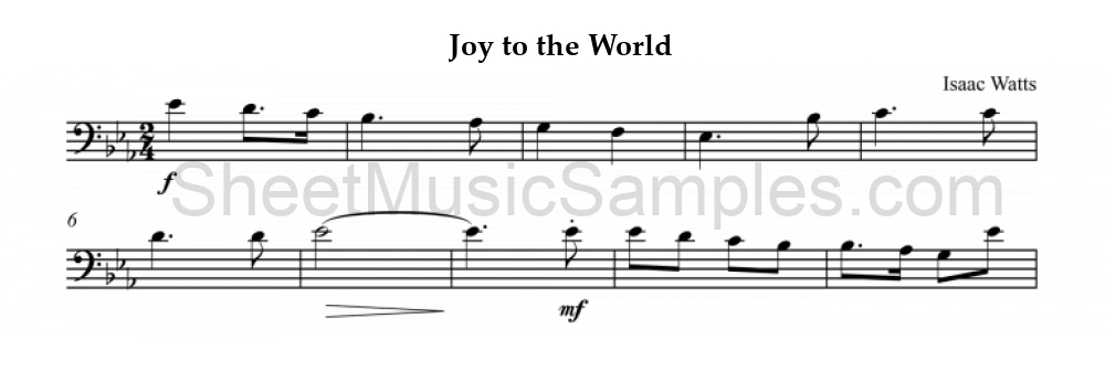 Joy to the World