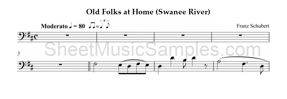 Old Folks at Home (Swanee River)