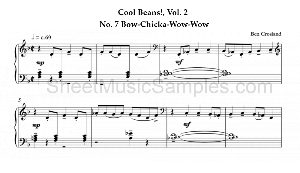 Cool Beans!, Vol. 2 - No. 7 Bow-Chicka-Wow-Wow