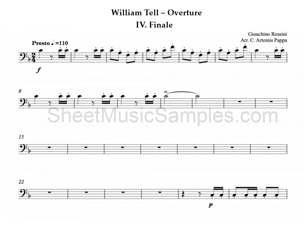 William Tell – Overture - IV. Finale