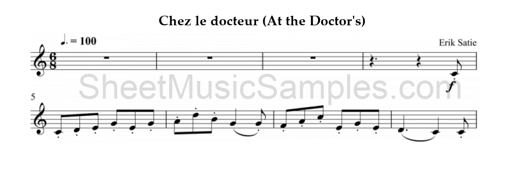 Chez le docteur (At the Doctor's)