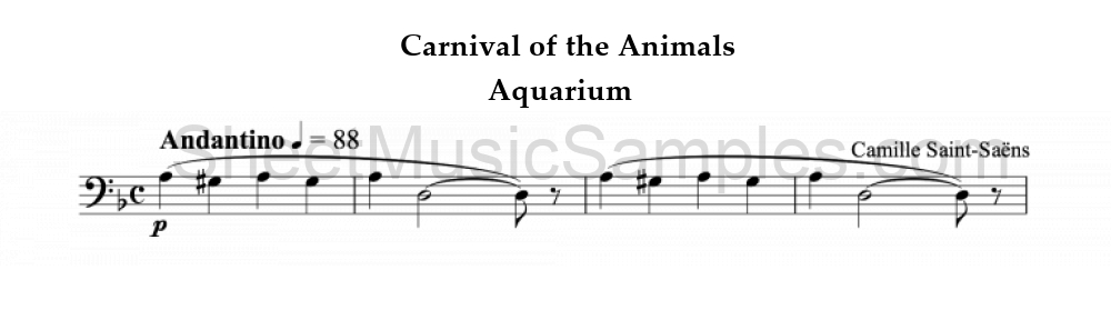 Carnival of the Animals - Aquarium