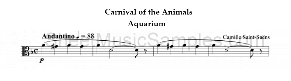 Carnival of the Animals - Aquarium