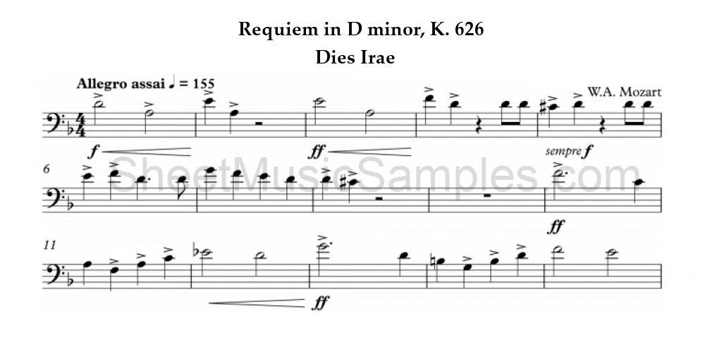 Requiem in D minor, K. 626 - Dies Irae