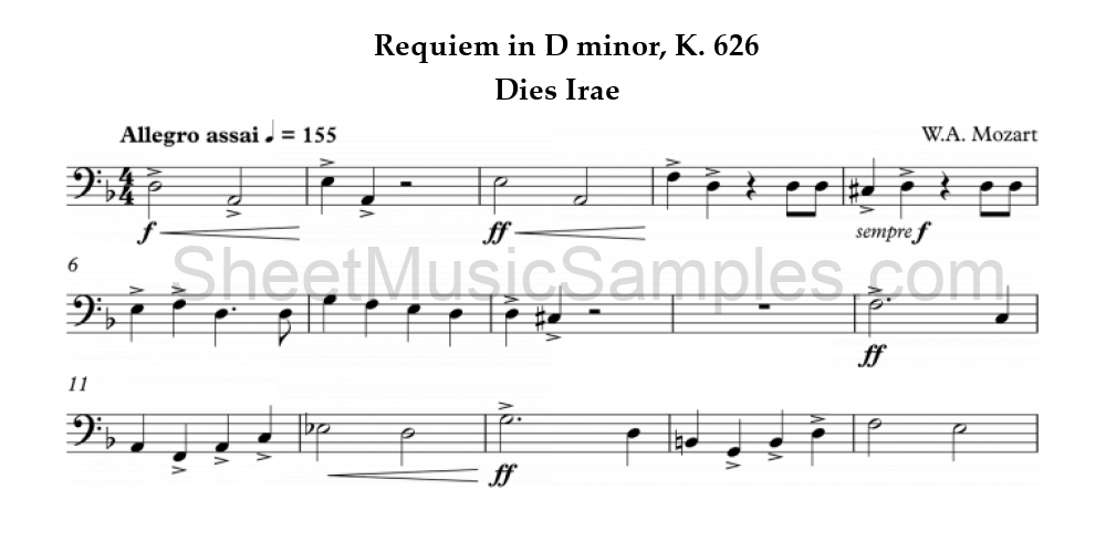 Requiem in D minor, K. 626 - Dies Irae