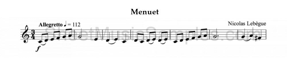 Menuet