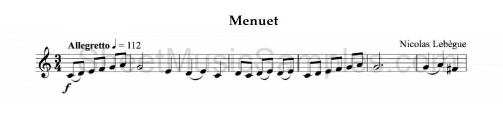 Menuet