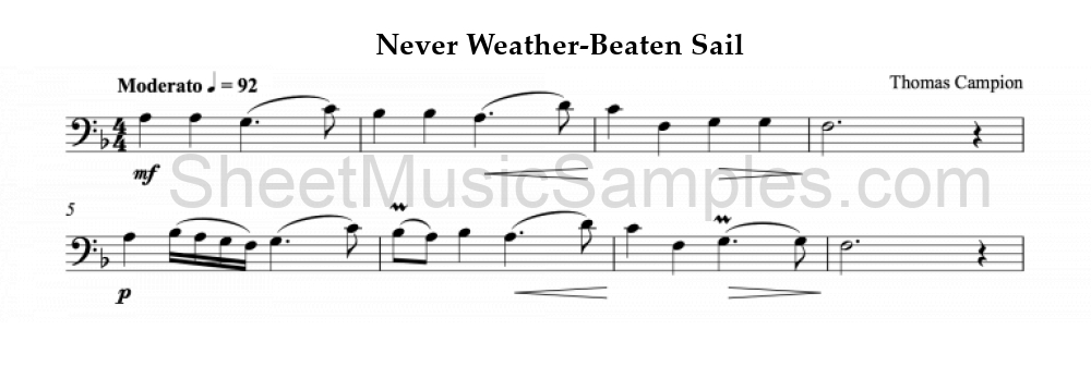 Never Weather-Beaten Sail