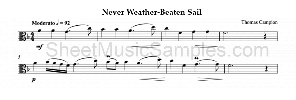 Never Weather-Beaten Sail