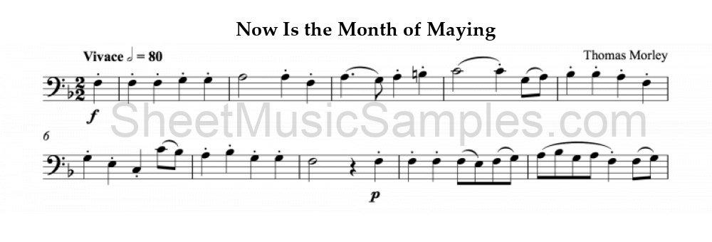 Now Is the Month of Maying