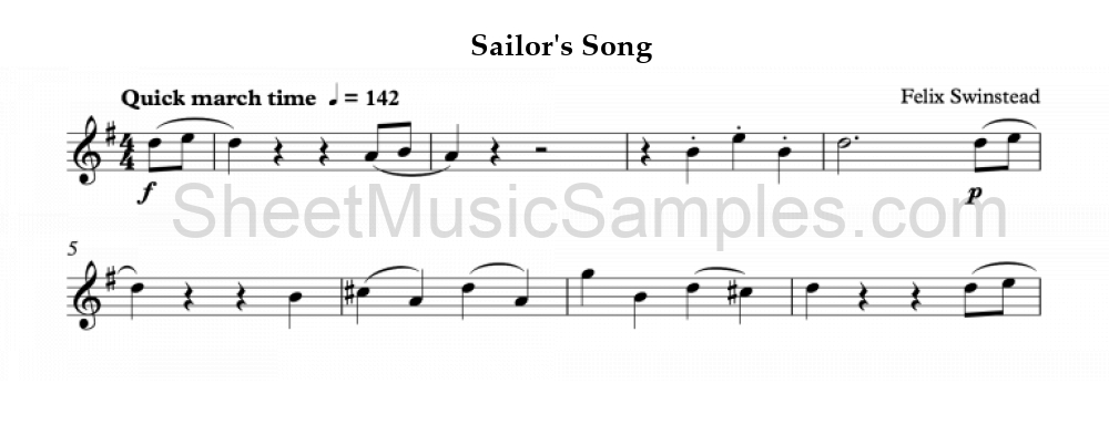 Sailor's Song