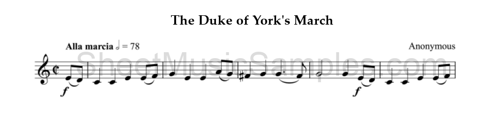 The Duke of York's March