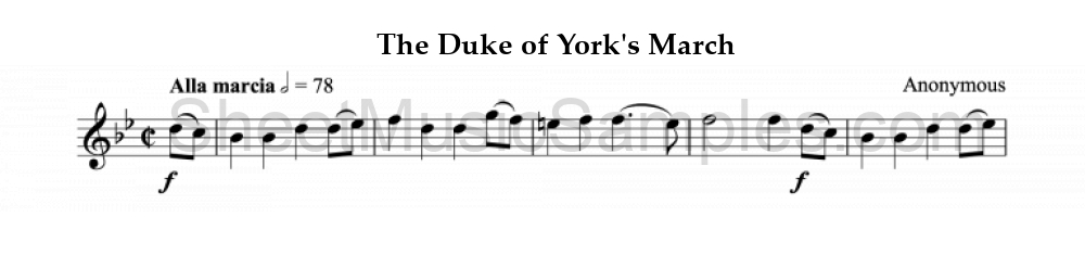 The Duke of York's March