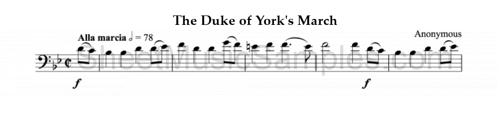 The Duke of York's March