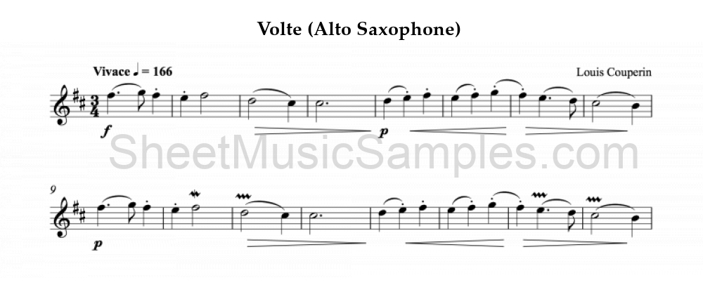 Volte (Alto Saxophone)