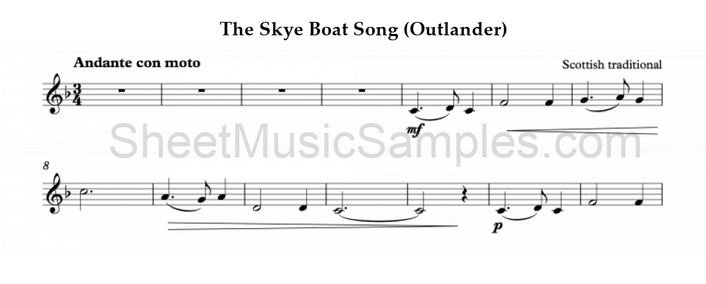 The Skye Boat Song (Outlander)