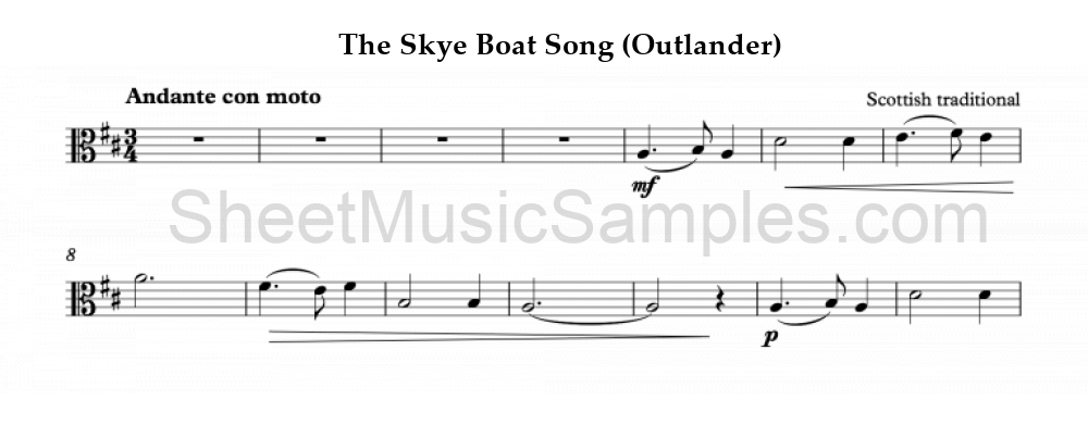 The Skye Boat Song (Outlander)