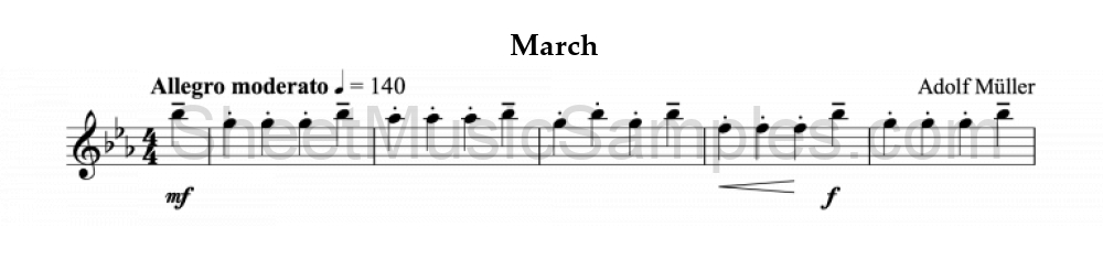 March