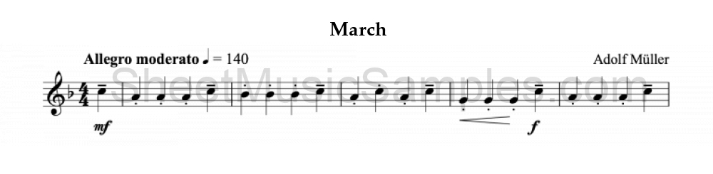 March