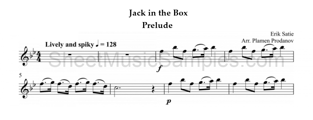 Jack in the Box - Prelude