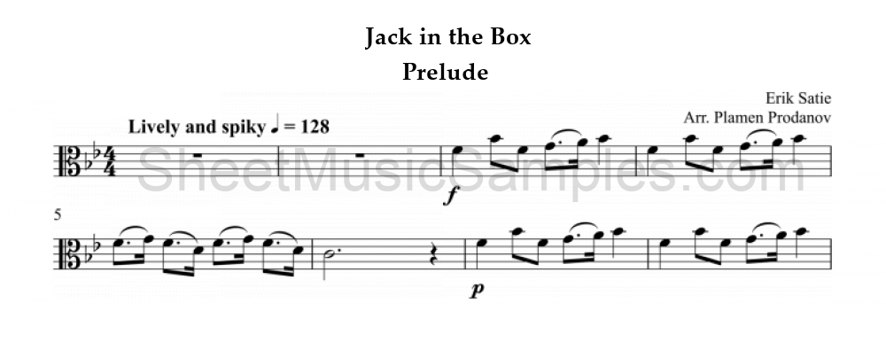 Jack in the Box - Prelude