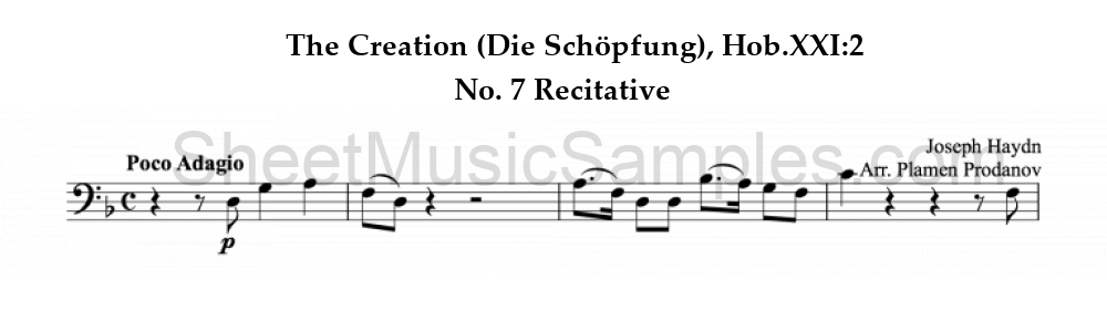 The Creation (Die Schöpfung), Hob.XXI:2 - No. 7 Recitative