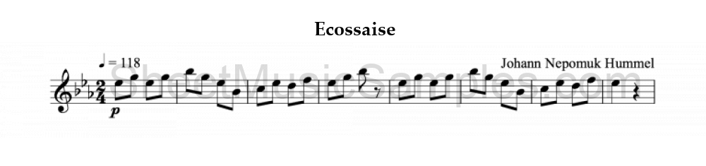 Ecossaise