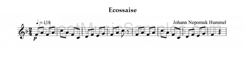 Ecossaise