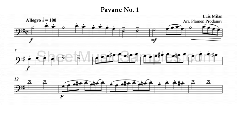 Pavane No. 1