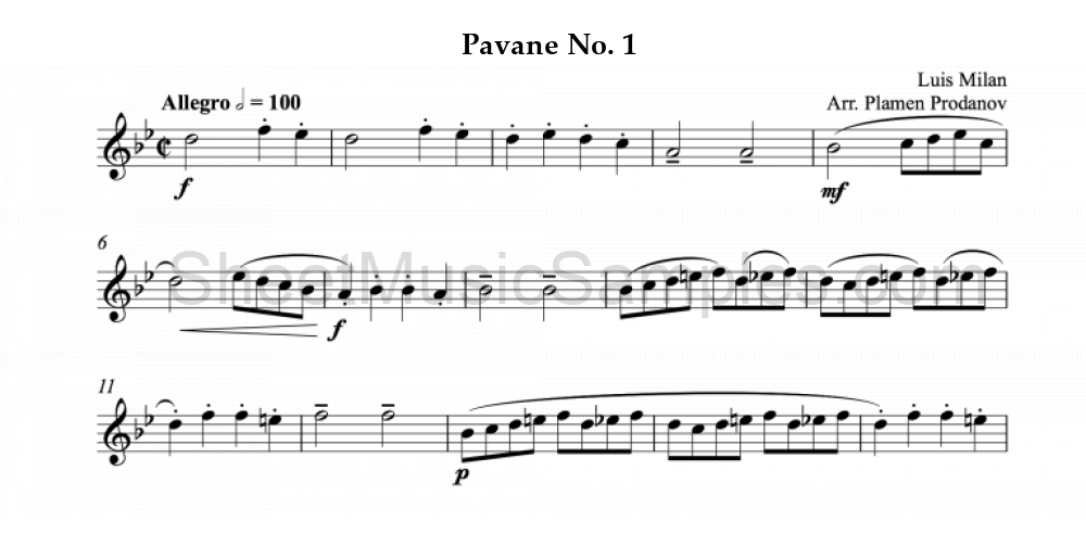 Pavane No. 1